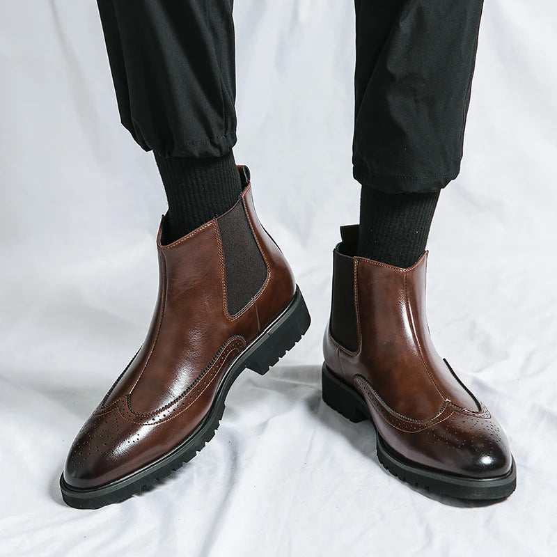 Tomás - Botines Chelsea Brogue