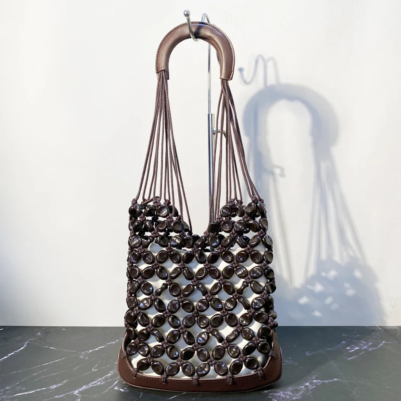 Regina - Bolso Cesta de Rejilla Trenzada