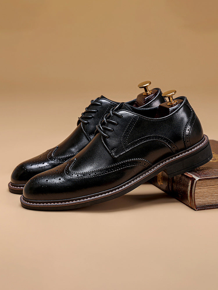 Óscar - Zapatos Brogue Wingtip de Piel