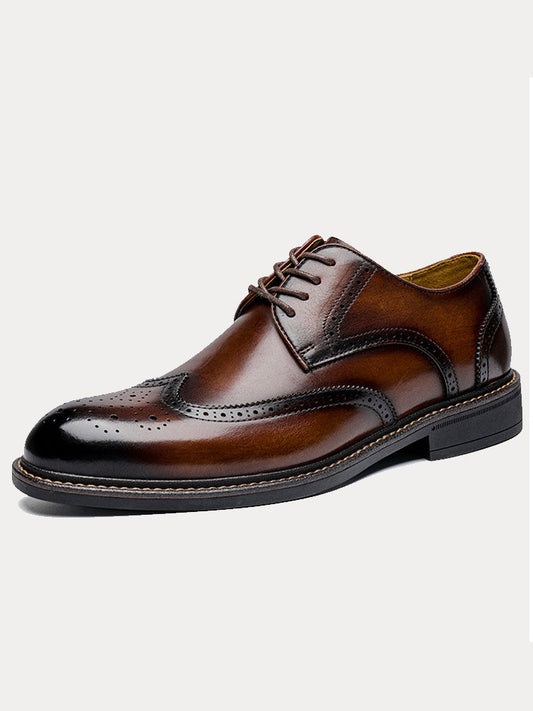 Óscar - Zapatos Brogue Wingtip de Piel