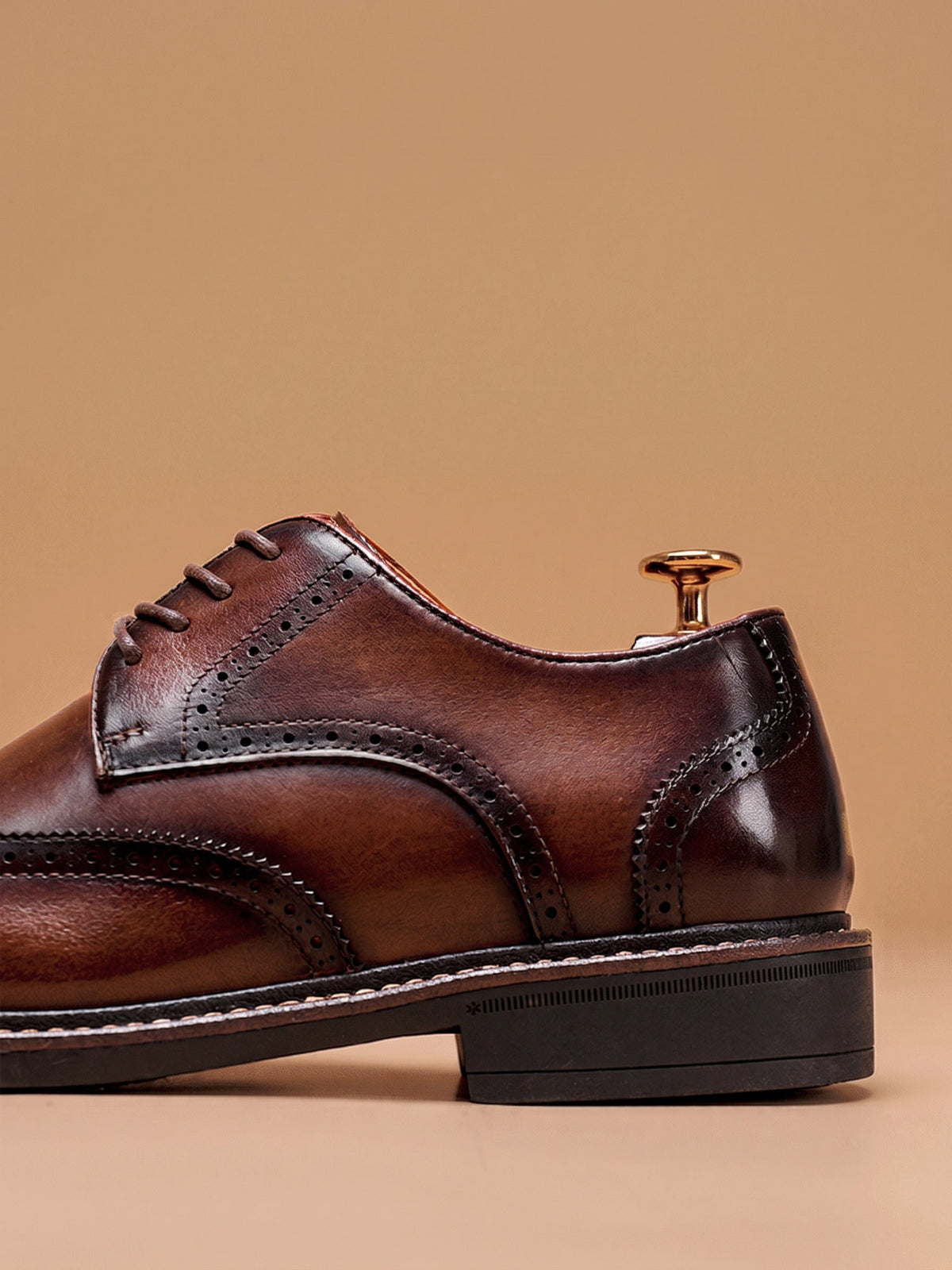 Óscar - Zapatos Brogue Wingtip de Piel