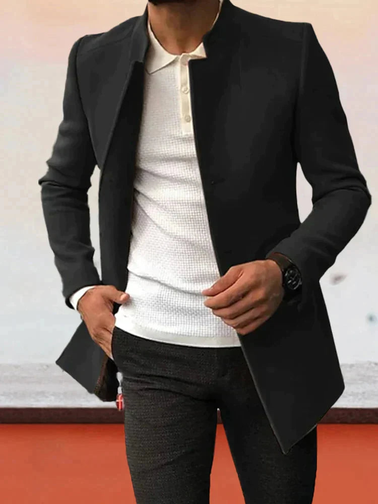 Miguel - Blazer de Tweed Liso