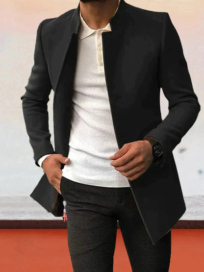 Miguel - Blazer de Tweed Liso