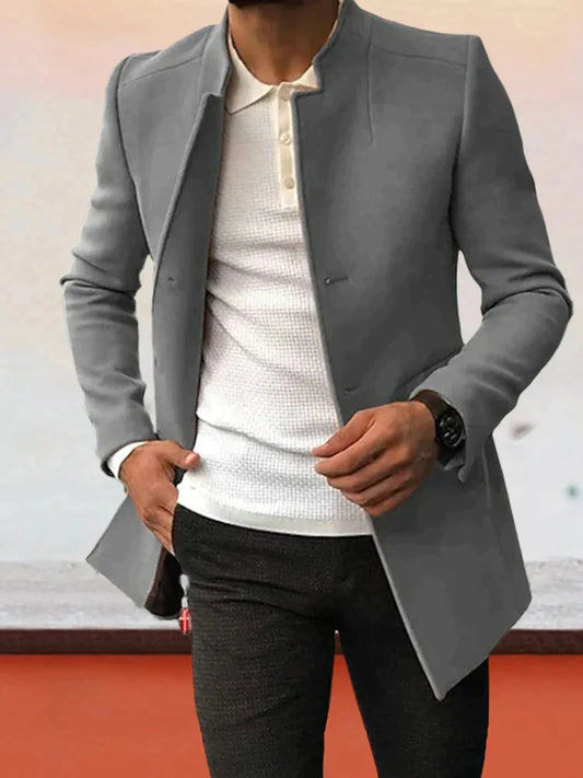 Miguel - Blazer de Tweed Liso