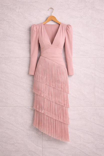 Lorena - Vestido Aurora Blush - Elegancia y Comodez