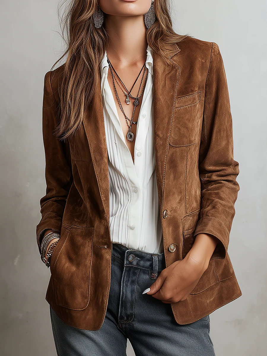Isadora - Blazer Vintage Marrón