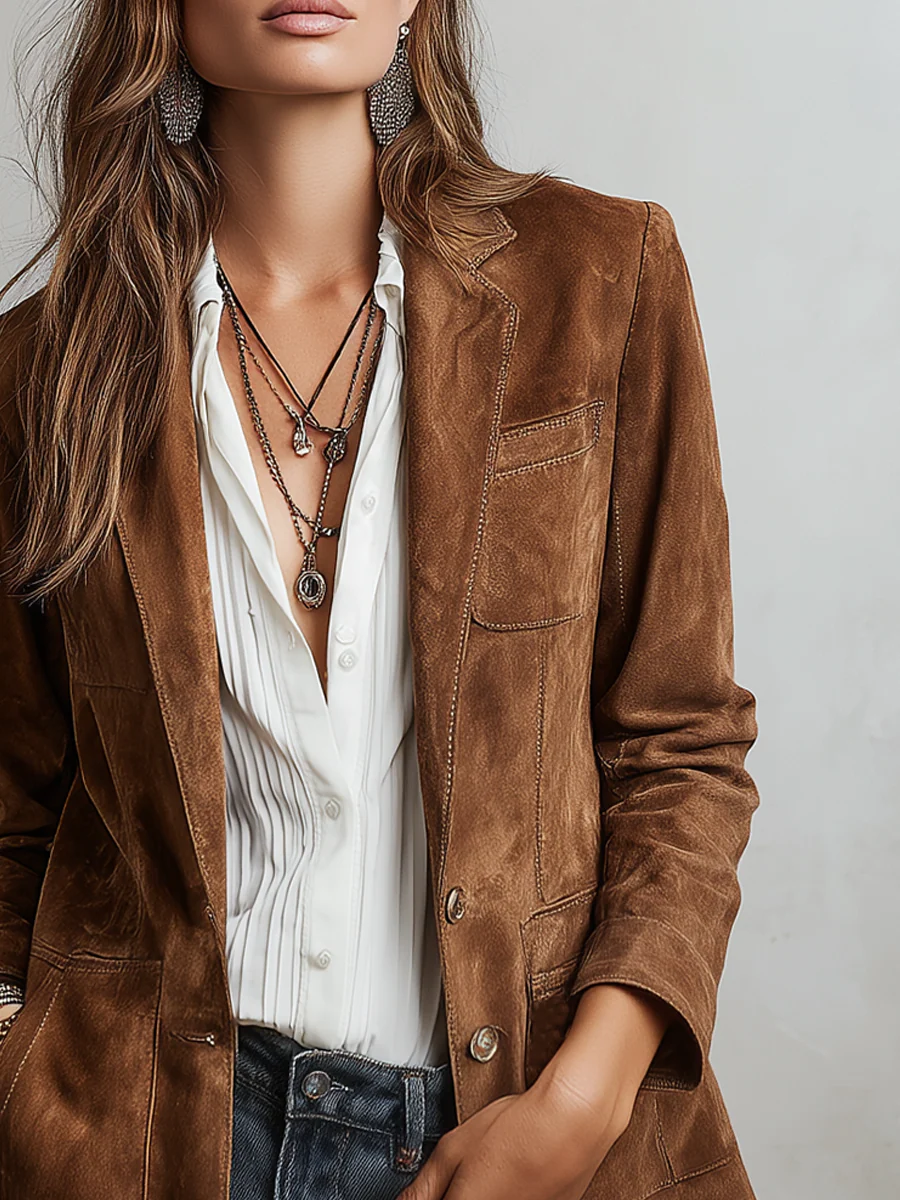 Isadora - Blazer Vintage Marrón