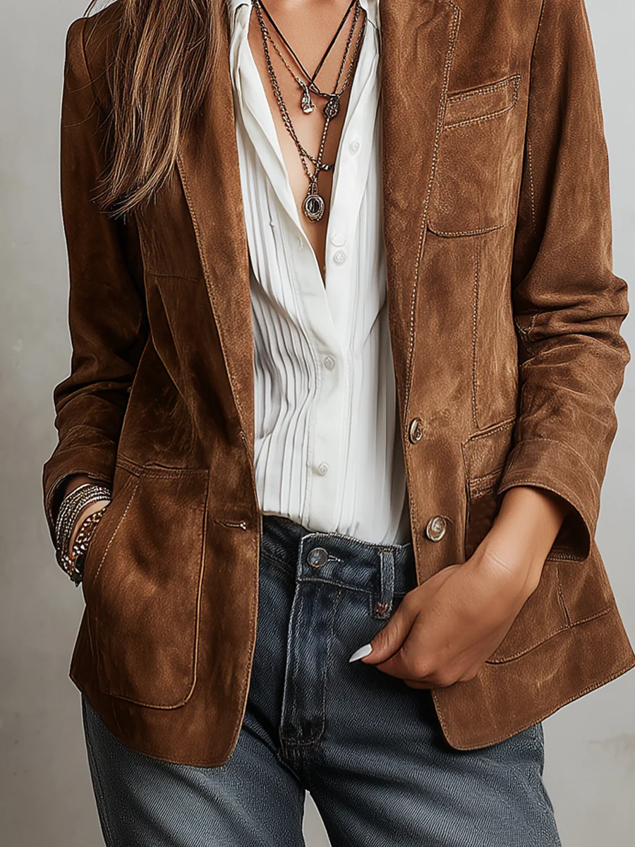 Isadora - Blazer Vintage Marrón