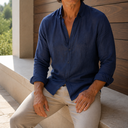 Mateo - Camisa de Lino Anderson