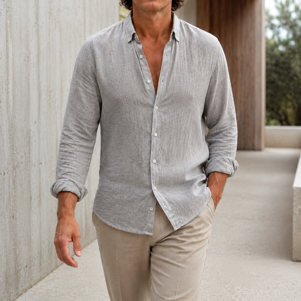 Mateo - Camisa de Lino Anderson