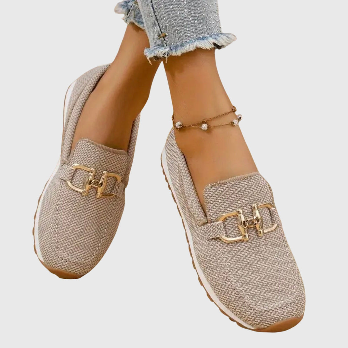 Celeste - Zapatillas Mocasín Ortopédicas