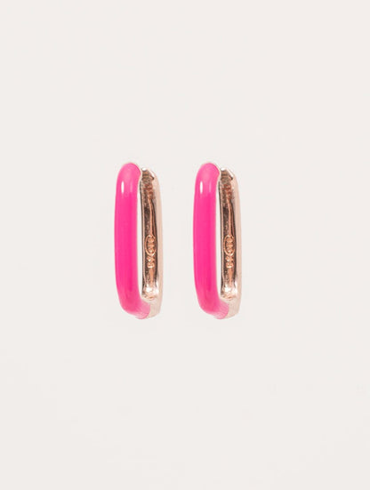 PENDIENTES JUDE EN FUCSIA ÚNICA