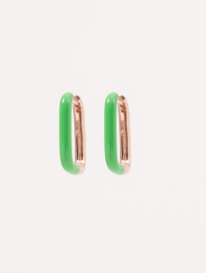 PENDIENTES JUDE EN VERDE ÚNICA