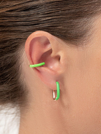 PENDIENTES JUDE EN VERDE ÚNICA