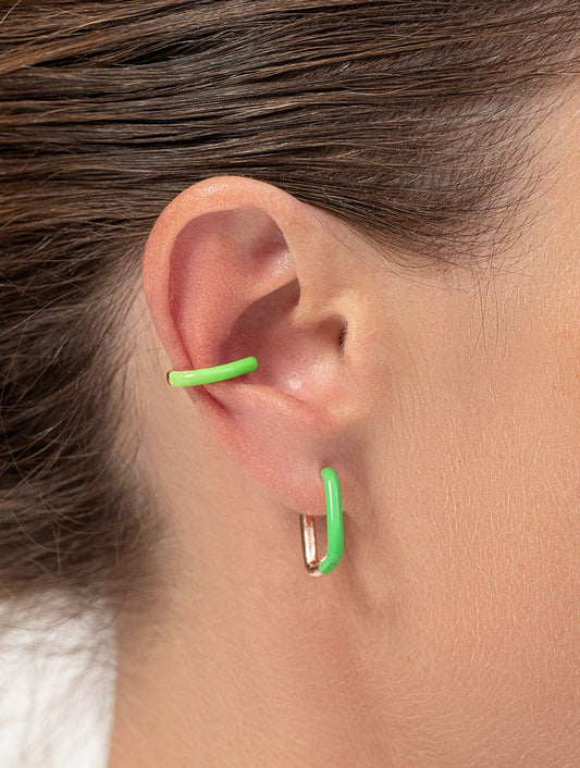 PENDIENTES JUDE EN VERDE ÚNICA