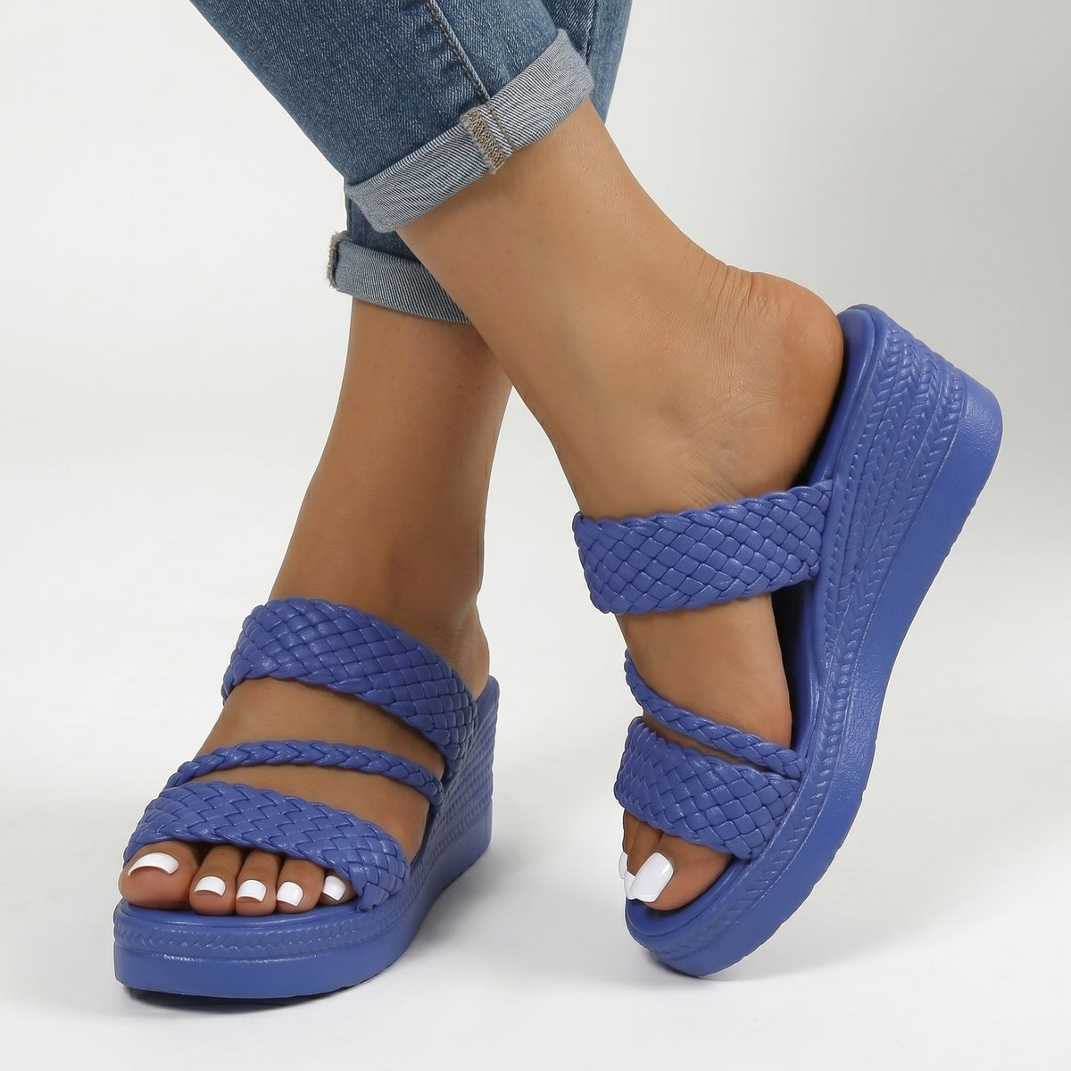 Diana - Sandalias Tiras Trenzadas