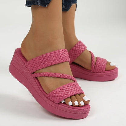 Diana - Sandalias Tiras Trenzadas