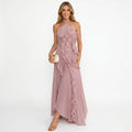Leonora - Vestido Plisado con Volantes Elegante