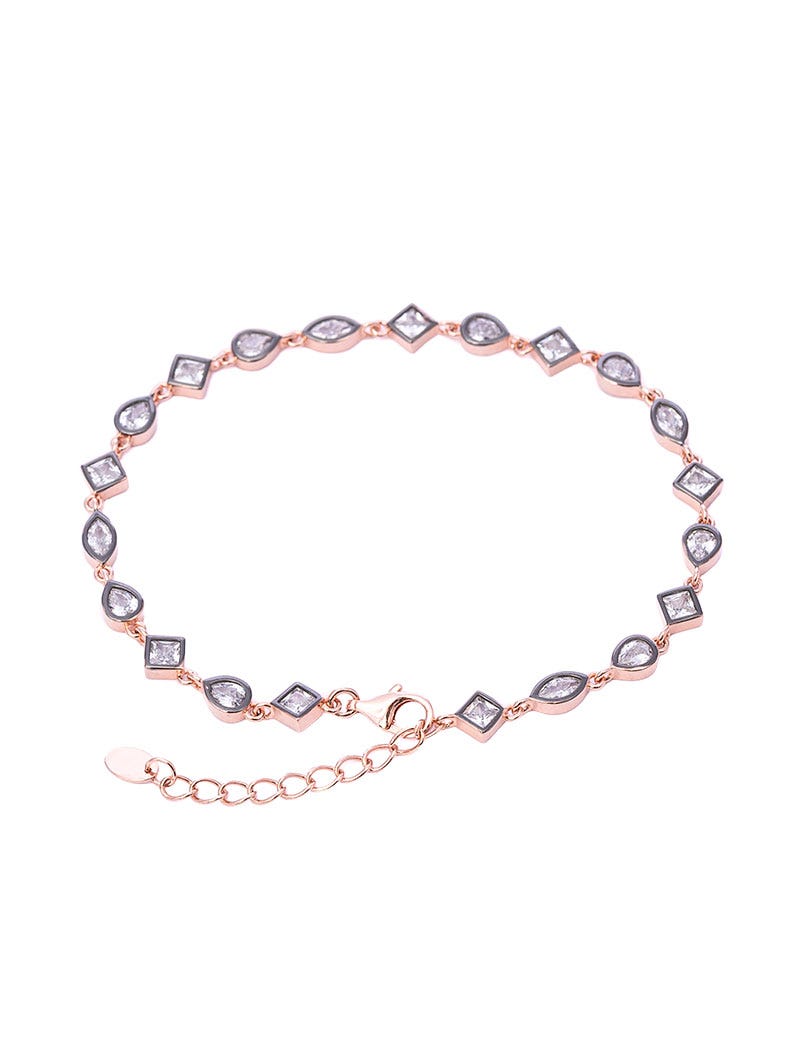 PULSERA AZURE EN ORO ROSA
