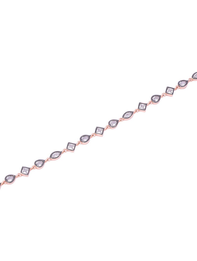 PULSERA AZURE EN ORO ROSA