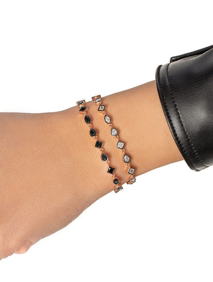PULSERA AZURE EN ORO ROSA