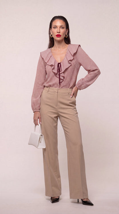 Rosario | Blusa de cuadros vichy