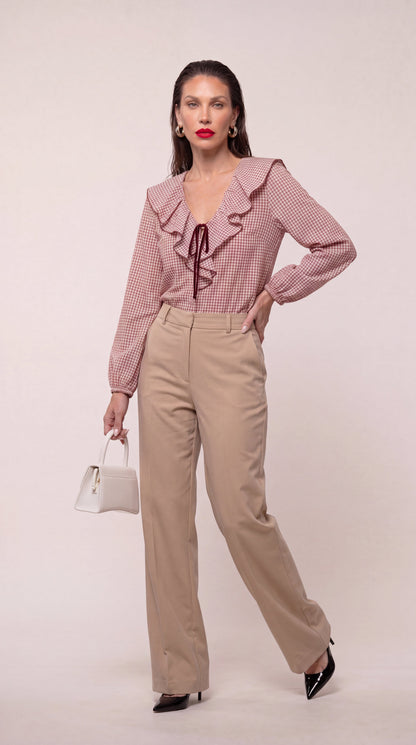 Rosario | Blusa de cuadros vichy