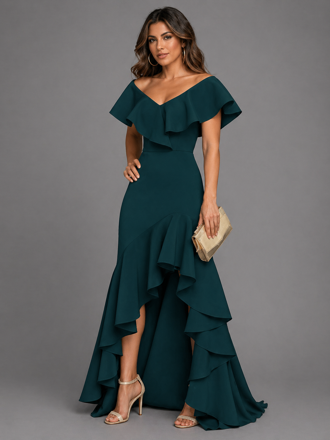 Nuria - Vestido de Noche Elegante