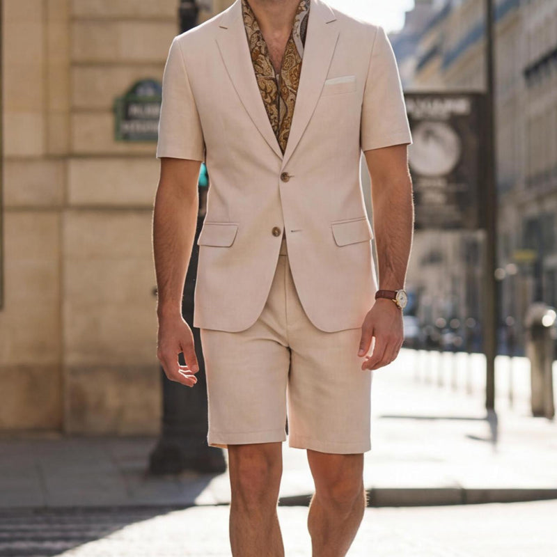 Ignacio - Conjunto de Lujo Blazer y Shorts de Dos Piezas