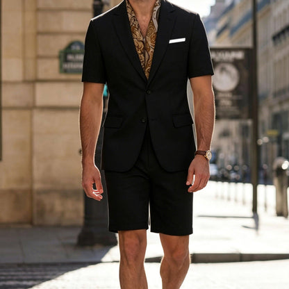 Ignacio - Conjunto de Lujo Blazer y Shorts de Dos Piezas