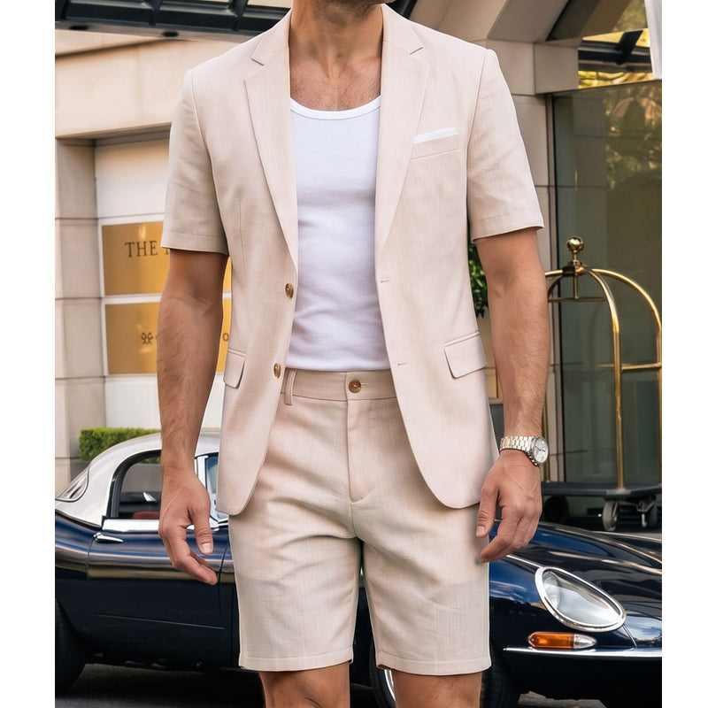 Ignacio - Conjunto de Lujo Blazer y Shorts de Dos Piezas