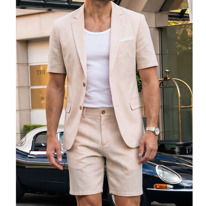 Ignacio - Conjunto de Lujo Blazer y Shorts de Dos Piezas