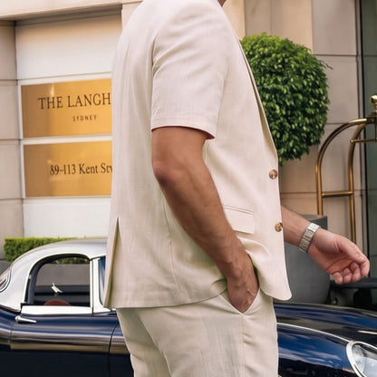 Ignacio - Conjunto de Lujo Blazer y Shorts de Dos Piezas