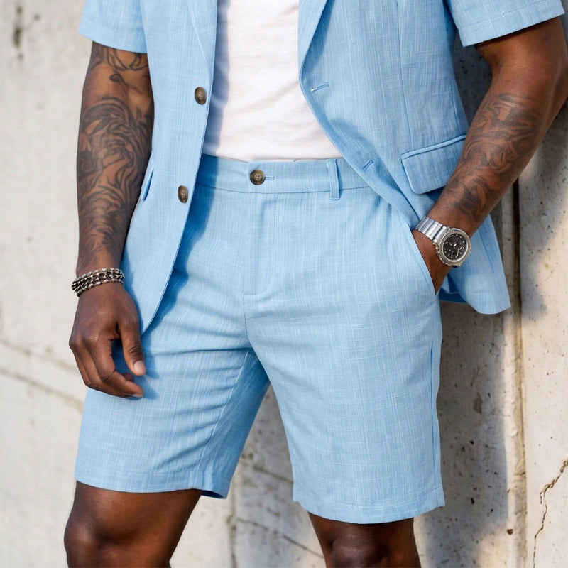 Ignacio - Conjunto de Lujo Blazer y Shorts de Dos Piezas