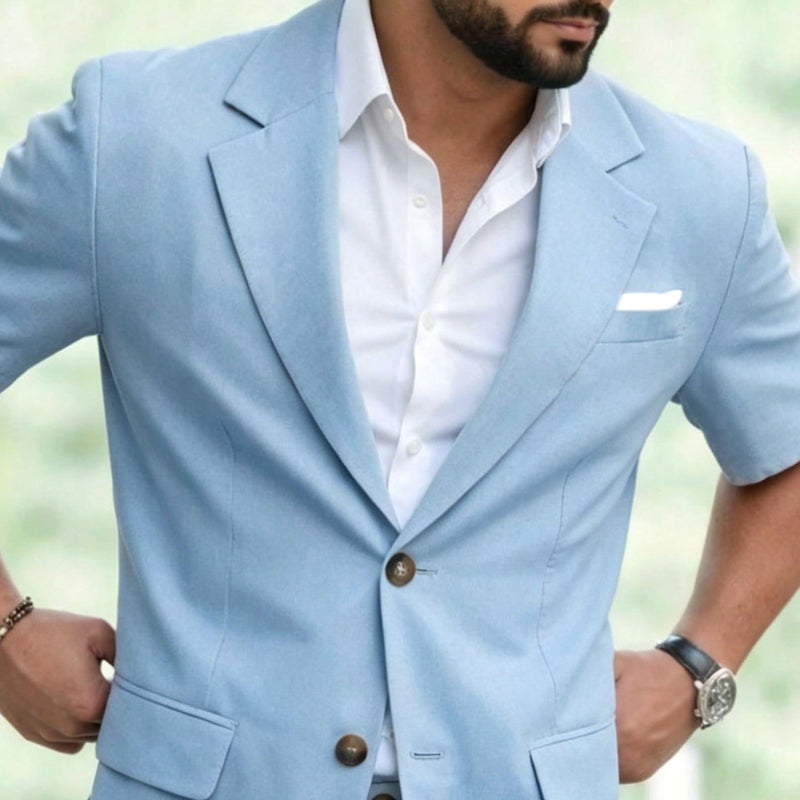 Ignacio - Conjunto de Lujo Blazer y Shorts de Dos Piezas