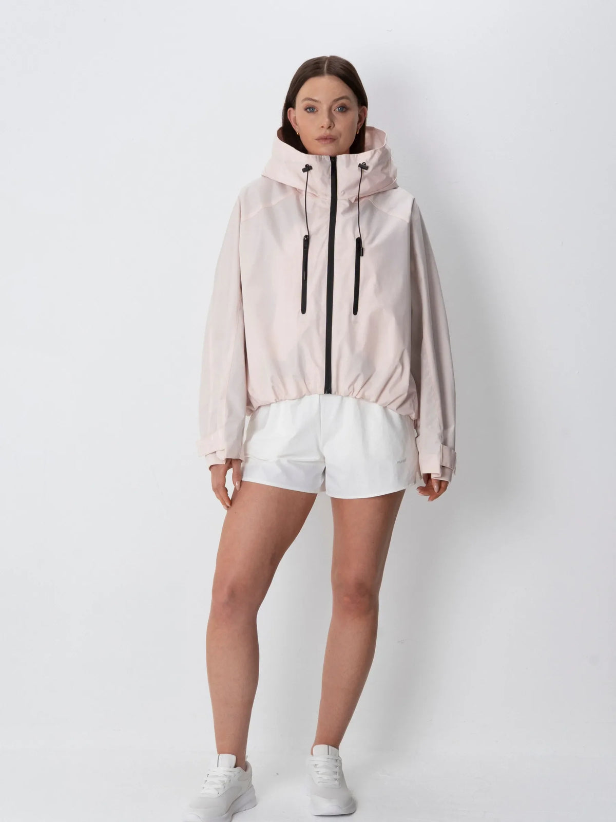 Nerea - Chaqueta impermeable oversize corta