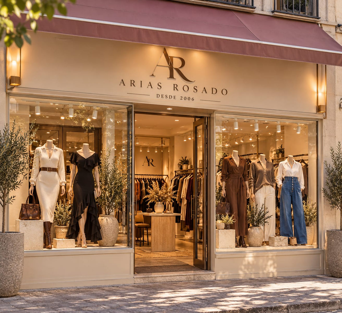 Escaparate de la tienda Arias Rosado
